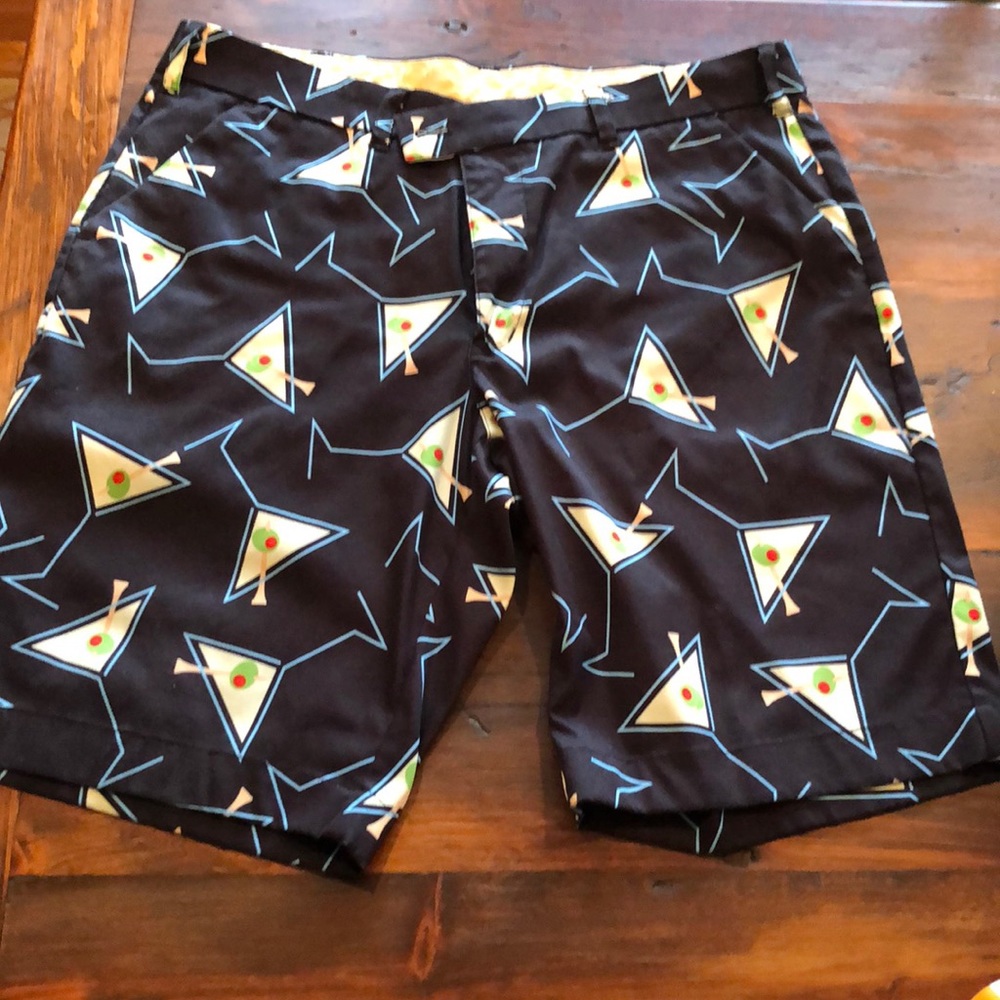 Loud Mouth Martini golf shorts